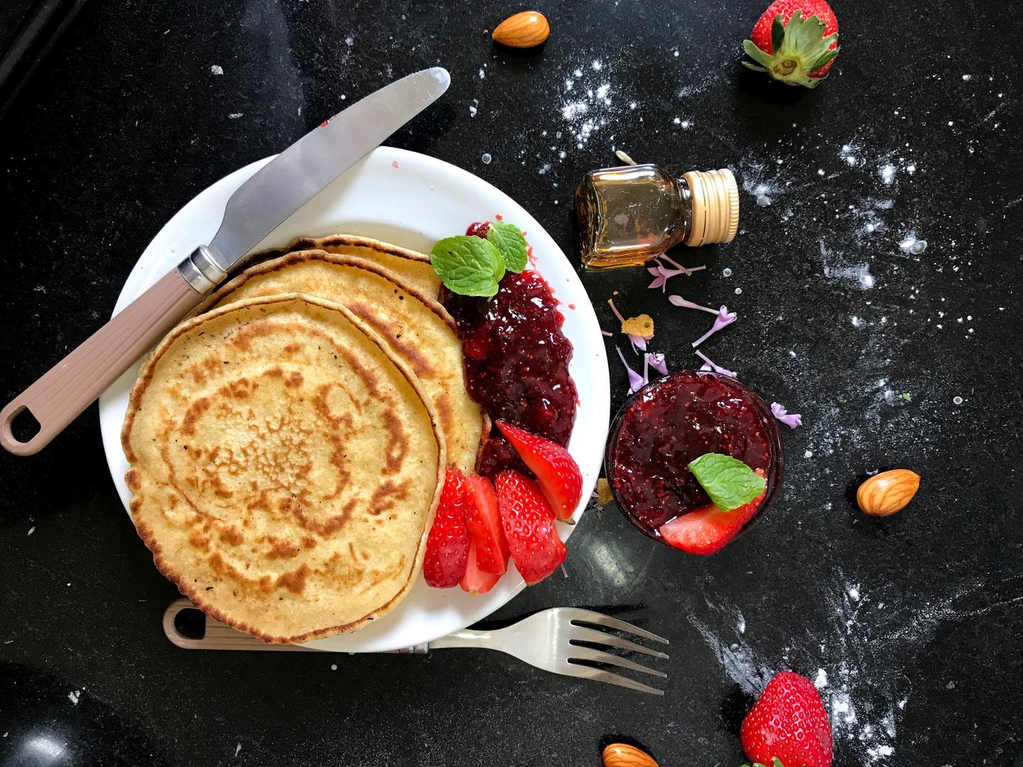 Pancakes im Instagram Look