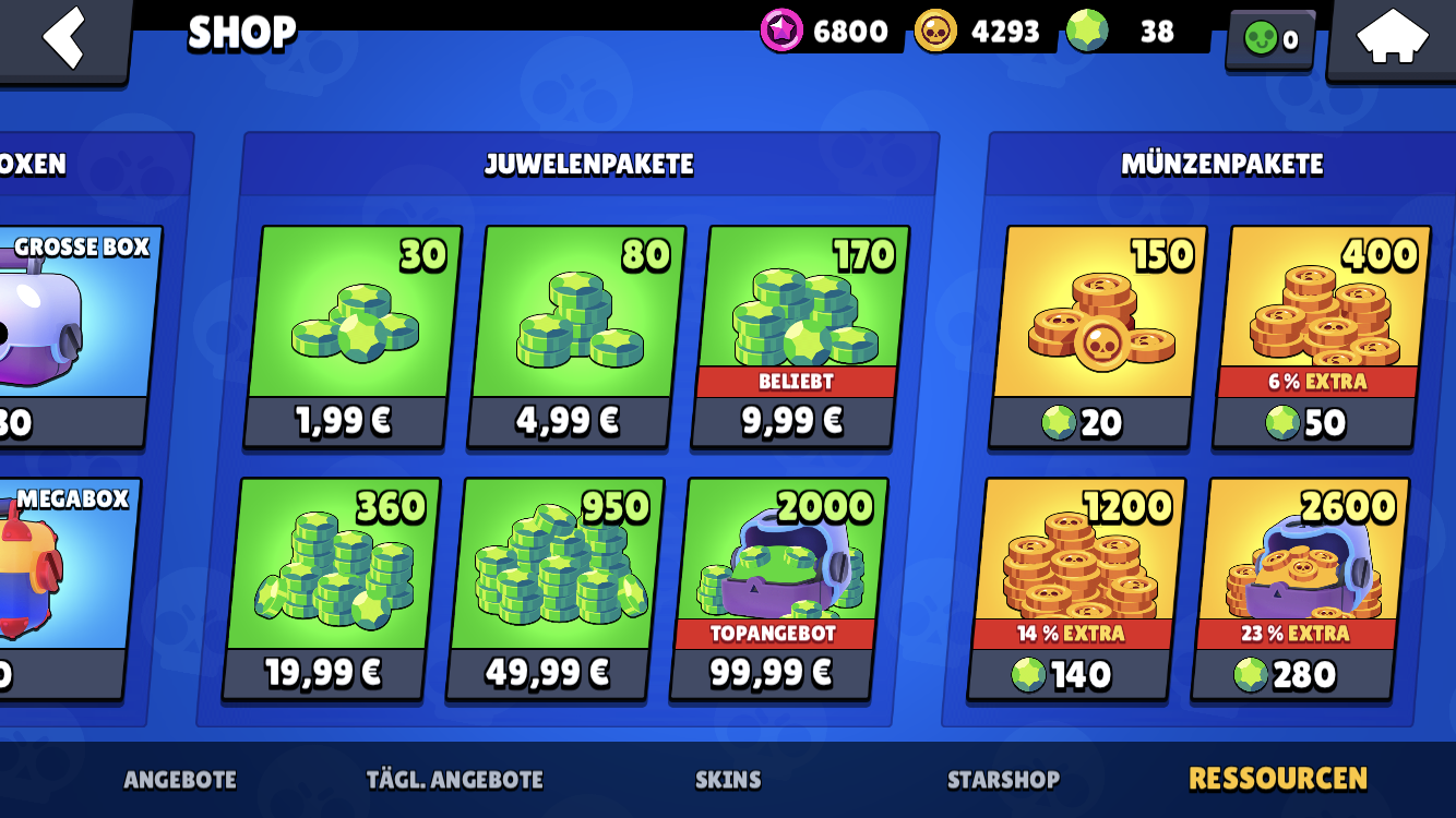 brawl stars shop