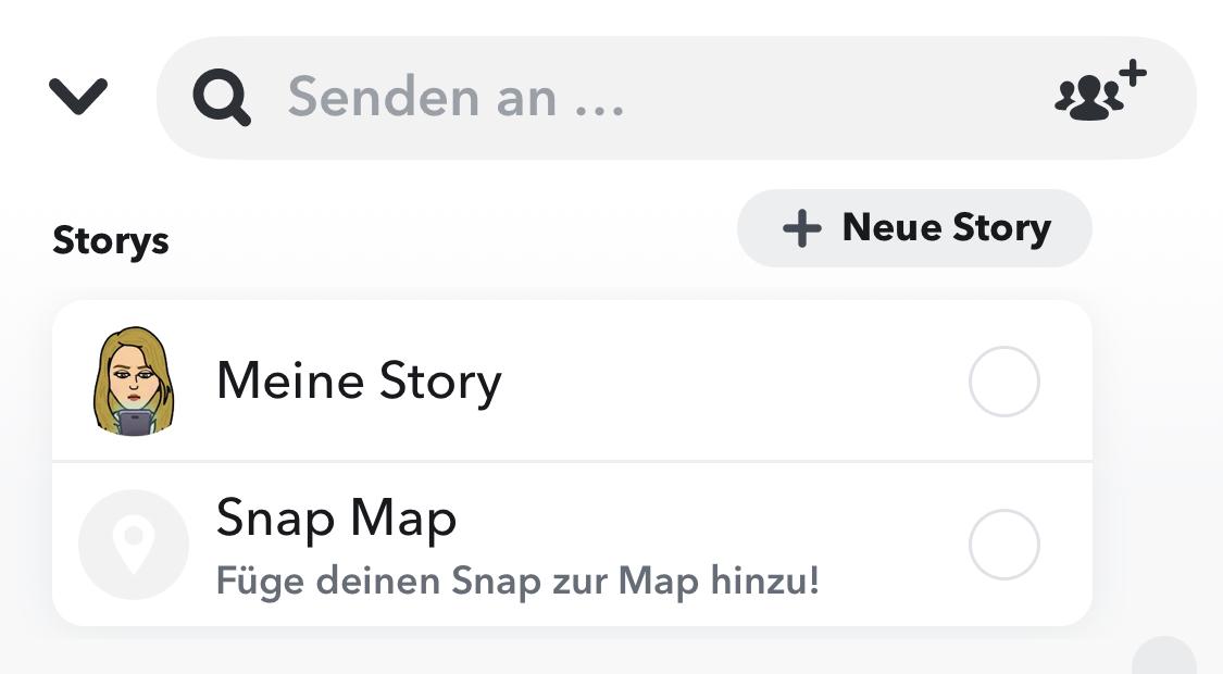 die snap map story auf snapchat