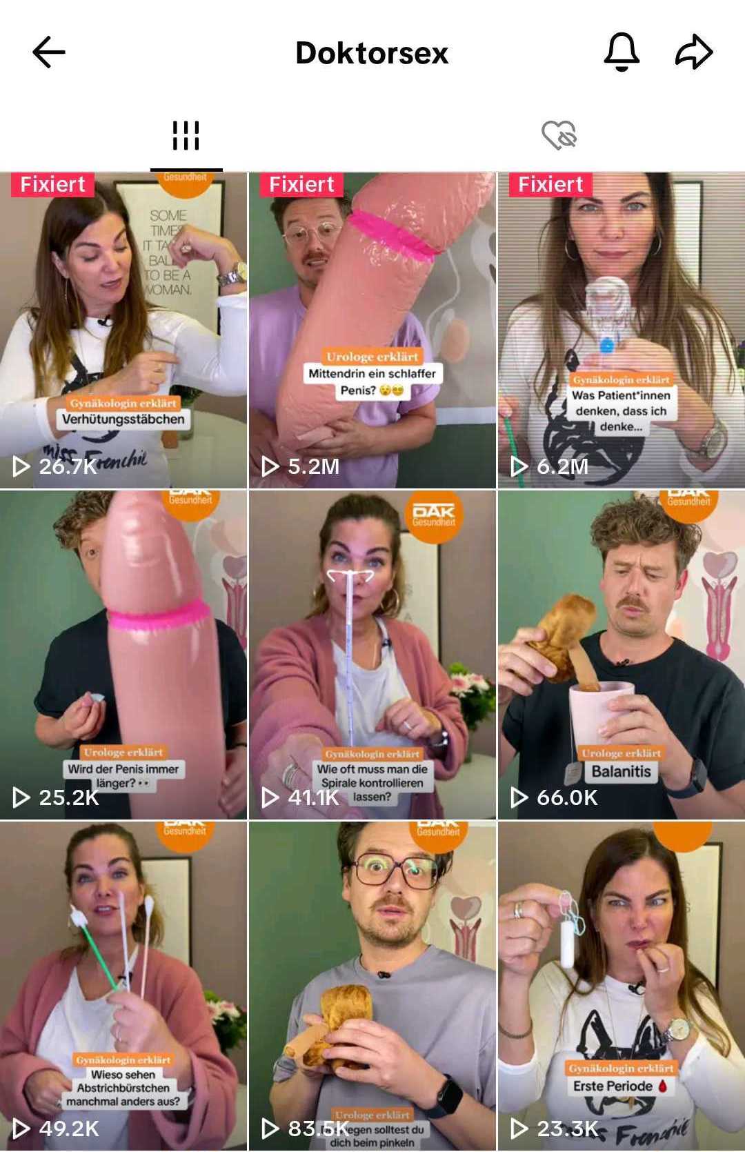 Tiktok für sex