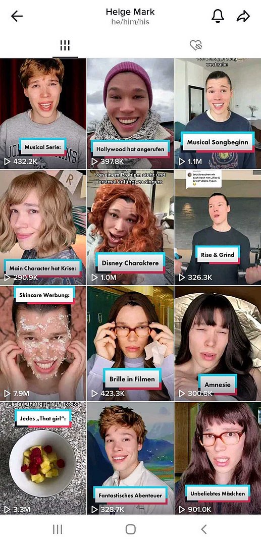Helge Mark bei TikTok