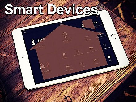 Heimsteuerung auf Tablet