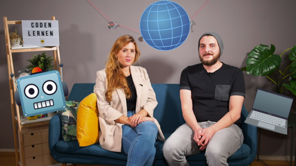 Kim und Marius im Handysektor Studio