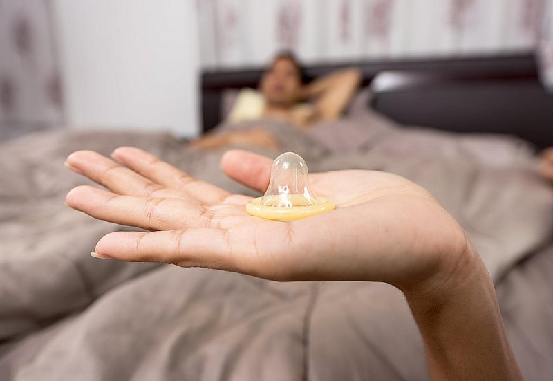 Sex mit Kondom
