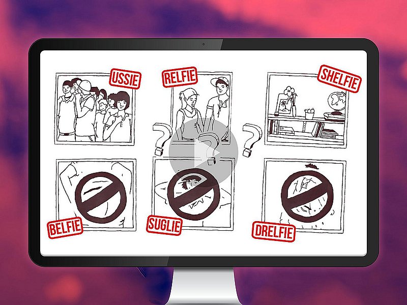 Bild aus Erklärvideo Selfie