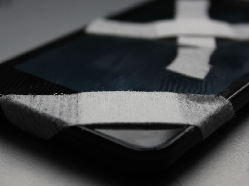 Smartphone mit Pflaster