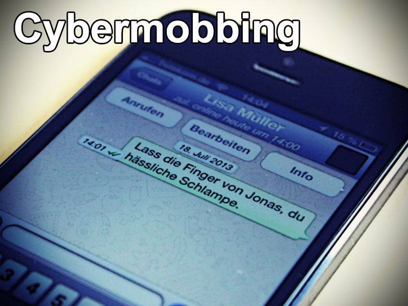 Fiese Nachricht in WhatsApp