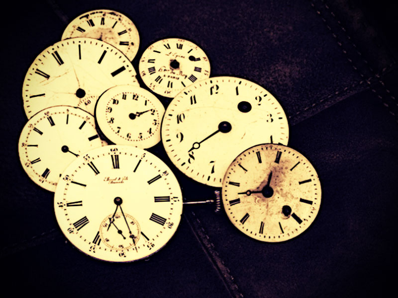 Ziffernblätter von Uhren