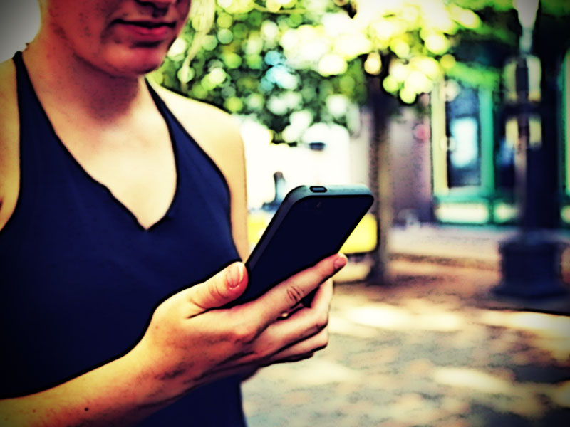 Smartphone im Straßenverkehr