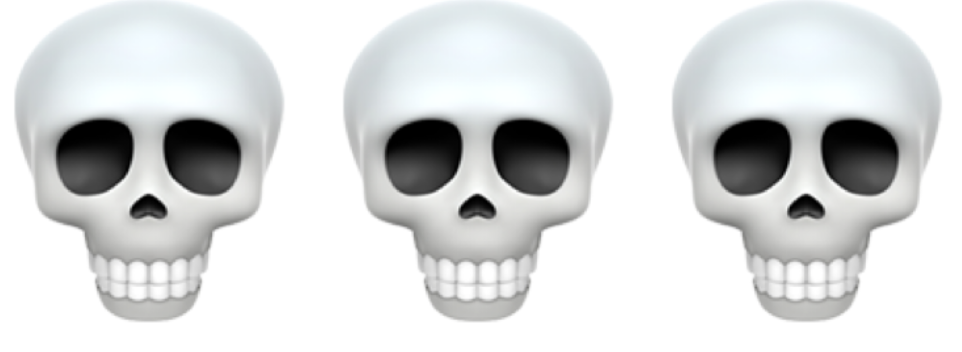 Schädel-Emojis