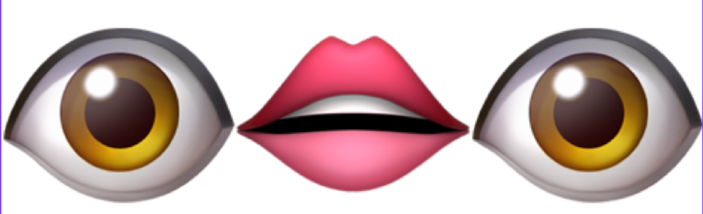 staunende Emoji Kombination