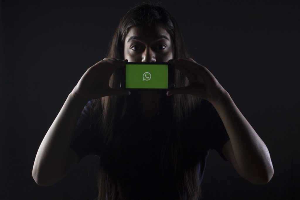 Whatsapp auf Smartphone Display