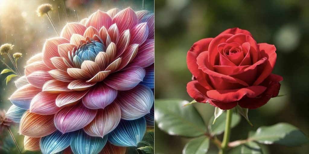 Links: ChatGPT, rechts: Gemini