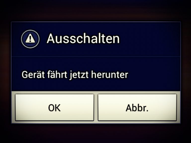 Handy ausschalten