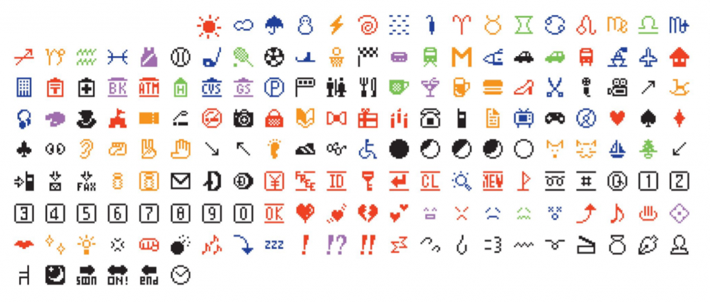 altmodische Emojis